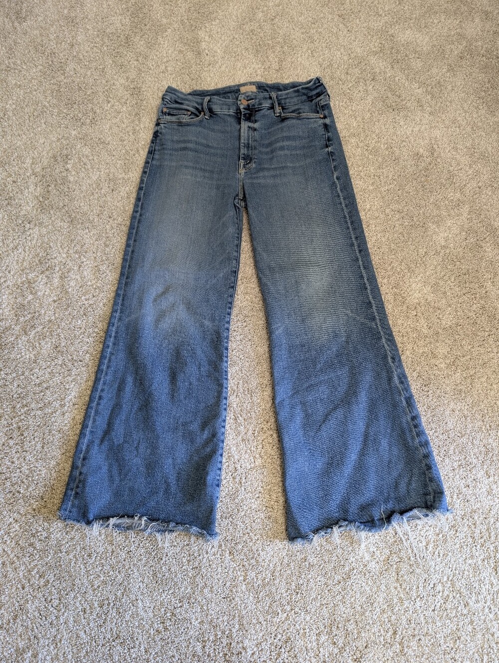 Mother The Roller High-Rise Wide Leg Jean - 32 - Picture 2 of 5